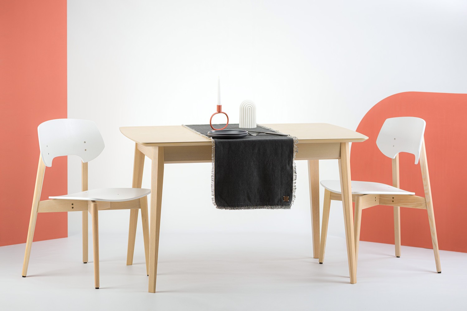 Обеденный комплект: стол Венти орто и стулья Корса 14-33 фото
