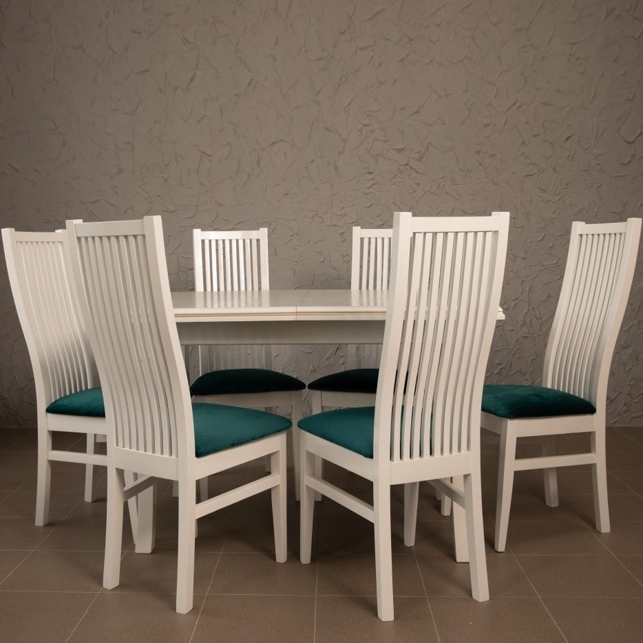 Обеденный комплект: стол Классик и стулья Сандра M-mebel™