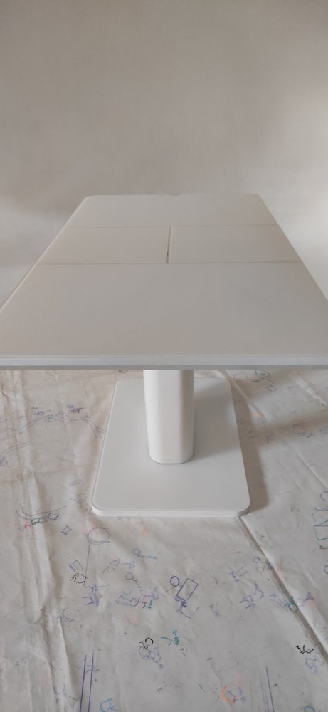 Стол обеденный раскладной МДФ + матовое стекло TML-560-1 Vetro Mebel™