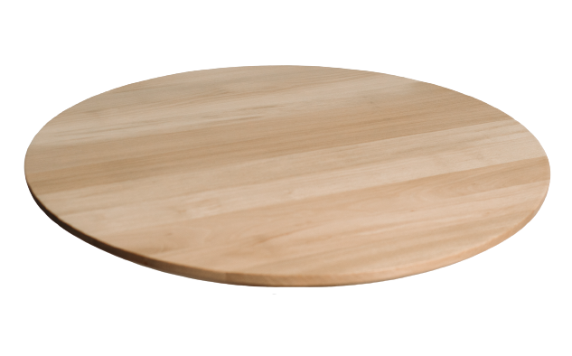 Столешница круглая из дерева бук толщиной 25 мм для кафе 01-72 фото