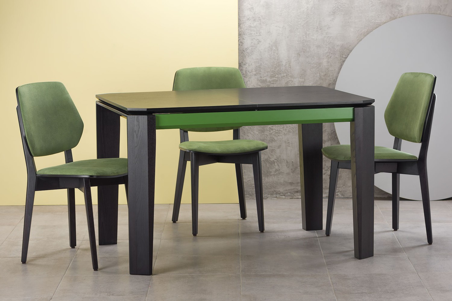 Обеденный комплект: стол Варгас обновленный и стулья 03В TM Oleksenko