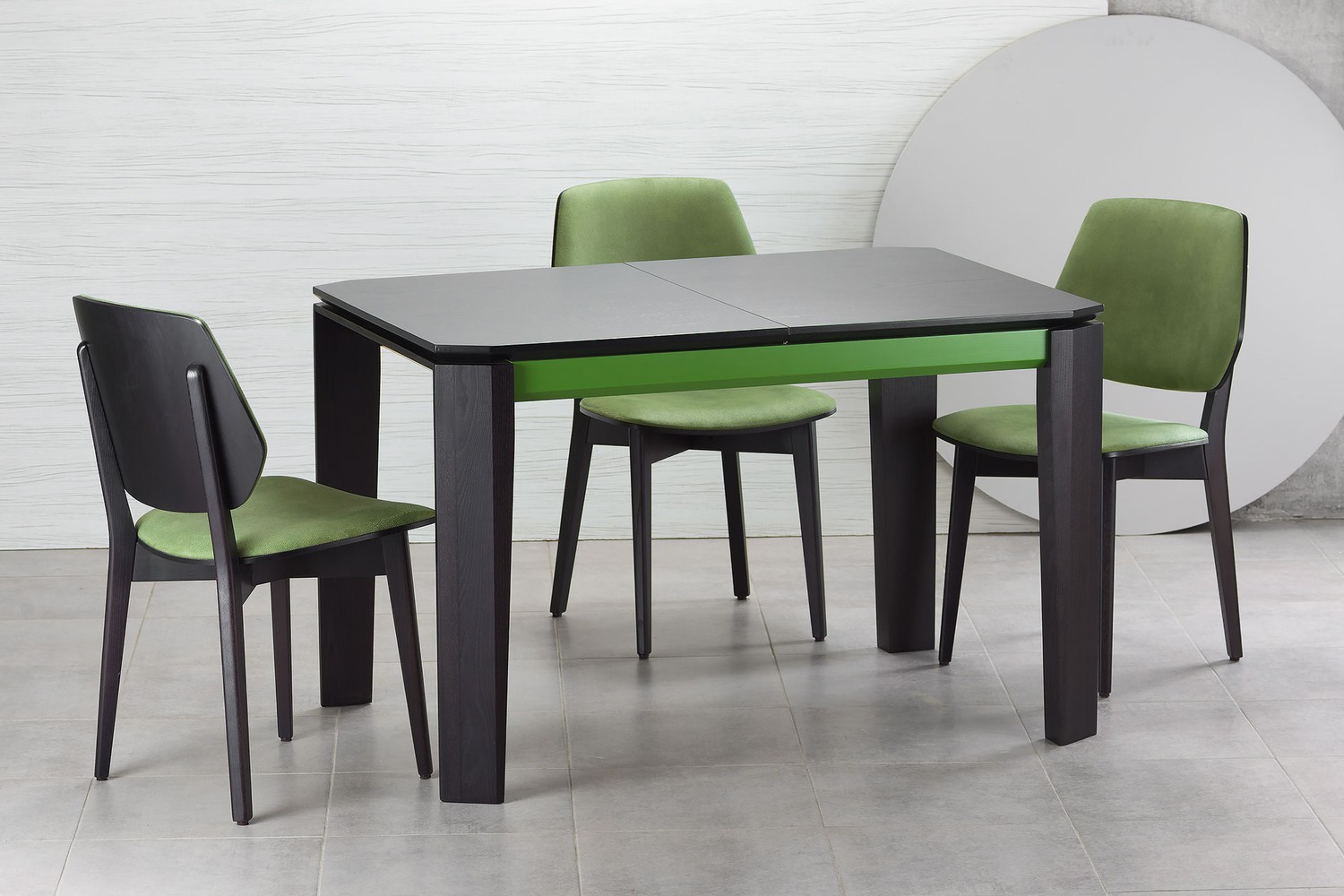 Обеденный комплект: стол Варгас обновленный и стулья 03В TM Oleksenko