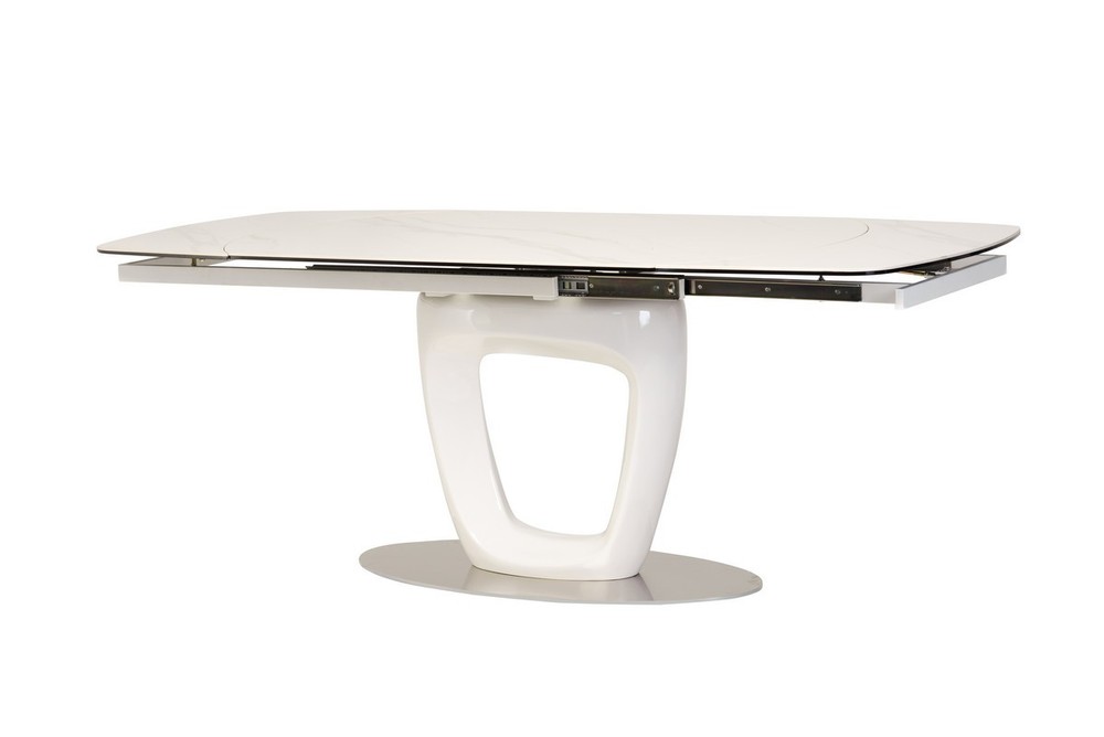 Стол обеденный раскладной МДФ + керамика TML-825 Vetro Mebel™
