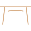 Деревянные обеденные столы из ясеня в наличии фото