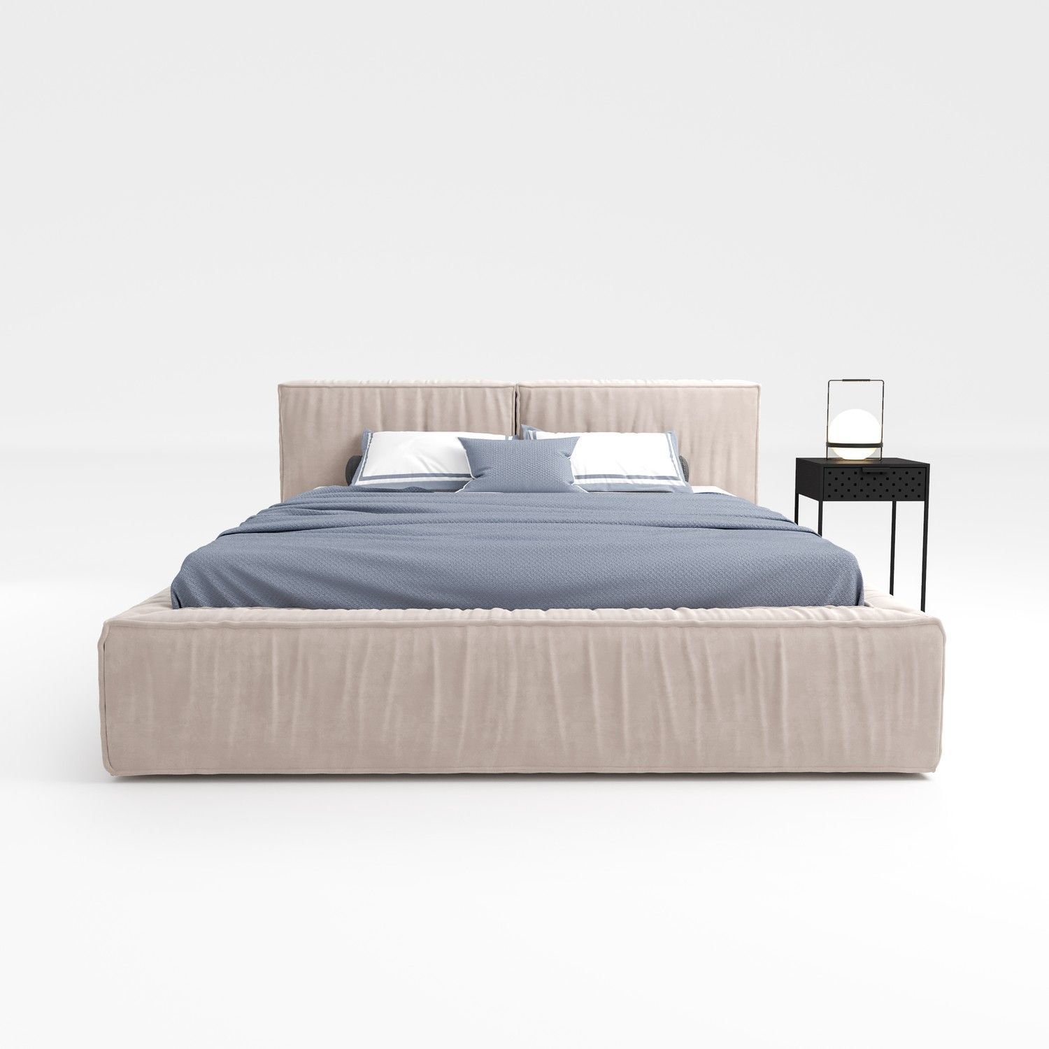 Кровать Soft X 160х200 см без подъемного механизма, к.т. 1 01-7-61 фото