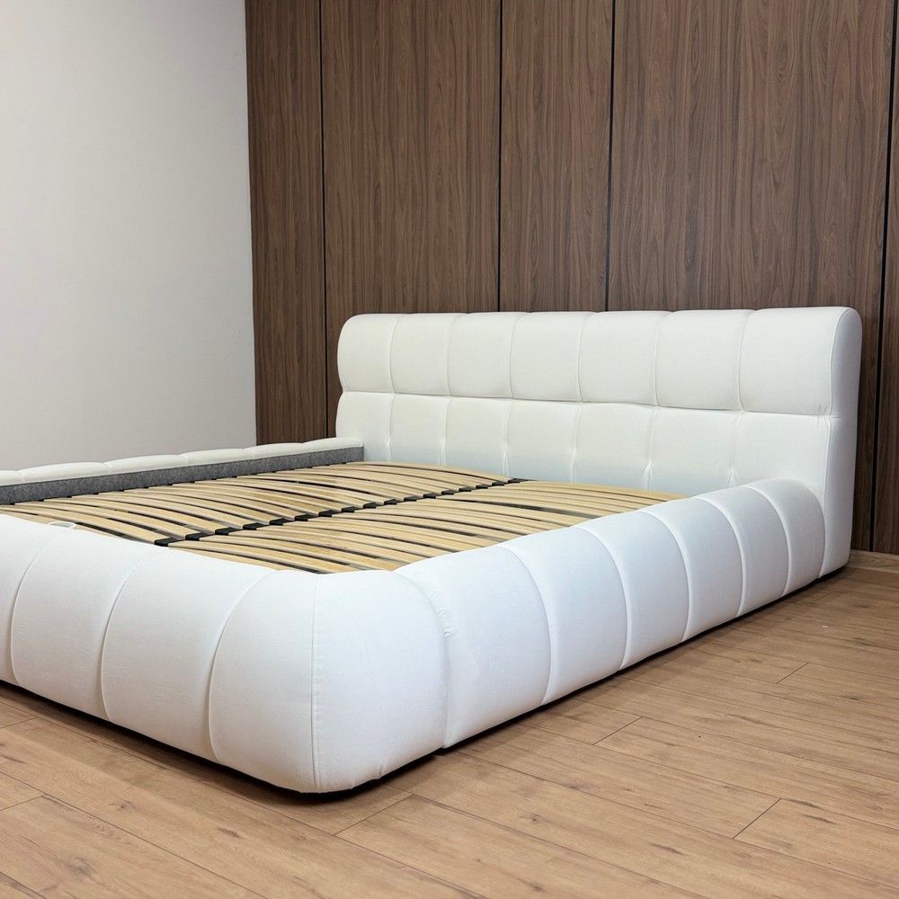 Ліжко Mellina 180х200 см з підйомним механізмом, к.т. 4 Lounge white 01-717-Lounge-white фото