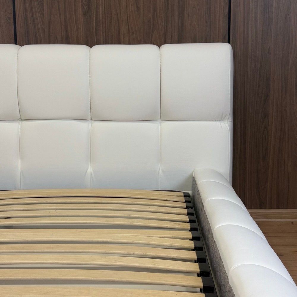 Ліжко Mellina 180х200 см з підйомним механізмом, к.т. 4 Lounge white 01-717-Lounge-white фото