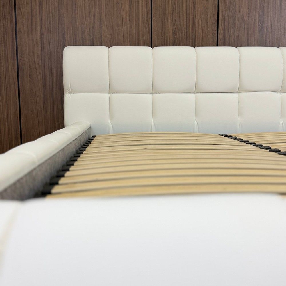 Ліжко Mellina 180х200 см з підйомним механізмом, к.т. 4 Lounge white 01-717-Lounge-white фото