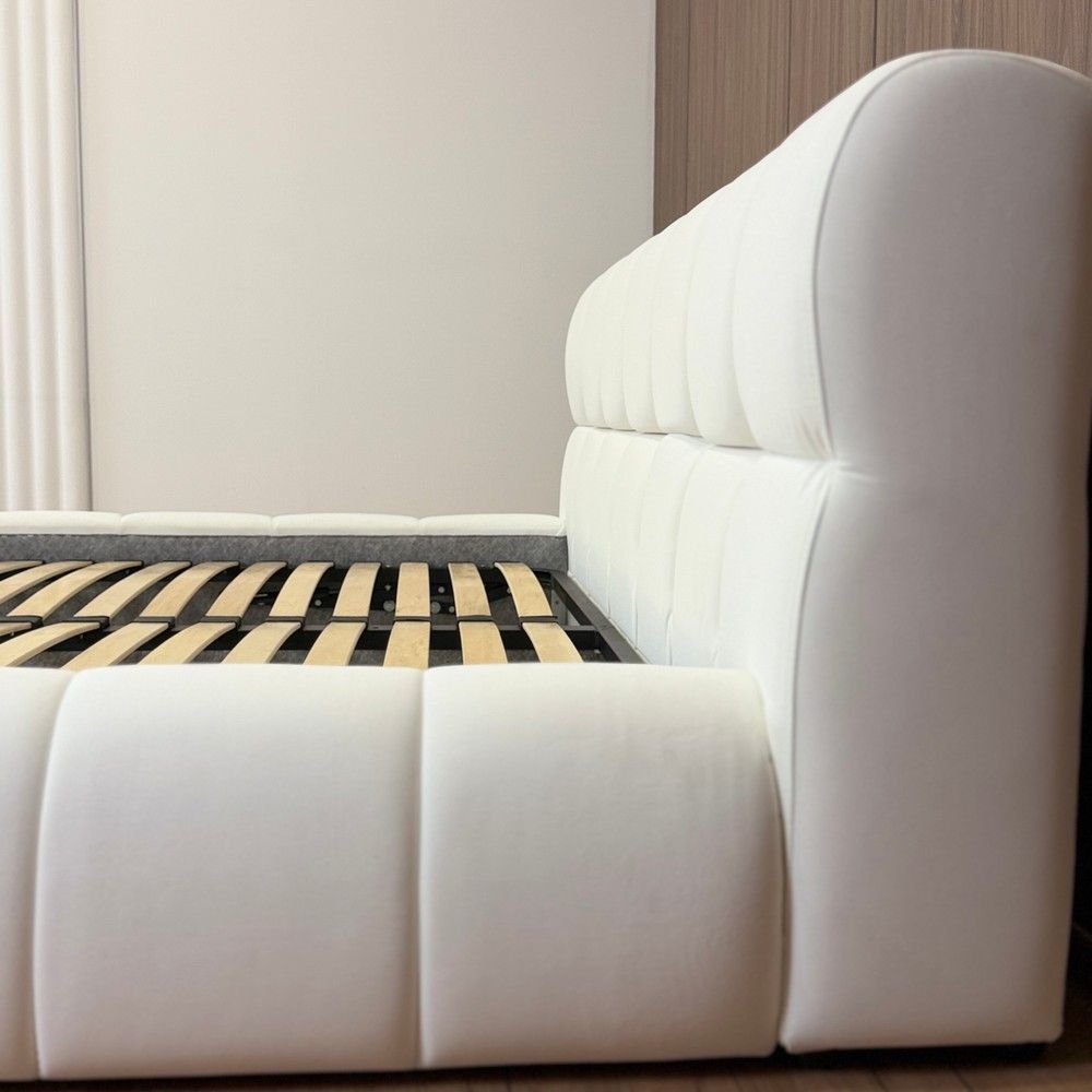 Ліжко Mellina 180х200 см з підйомним механізмом, к.т. 4 Lounge white 01-717-Lounge-white фото