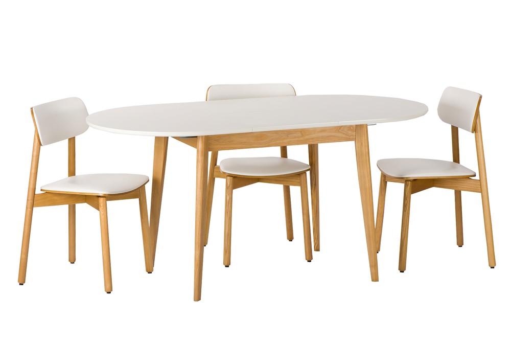 Обеденный комплект: стол Турин обновленный и стулья Корса Х TM Oleksenko