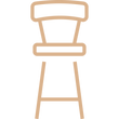 Высокие барные стулья фото