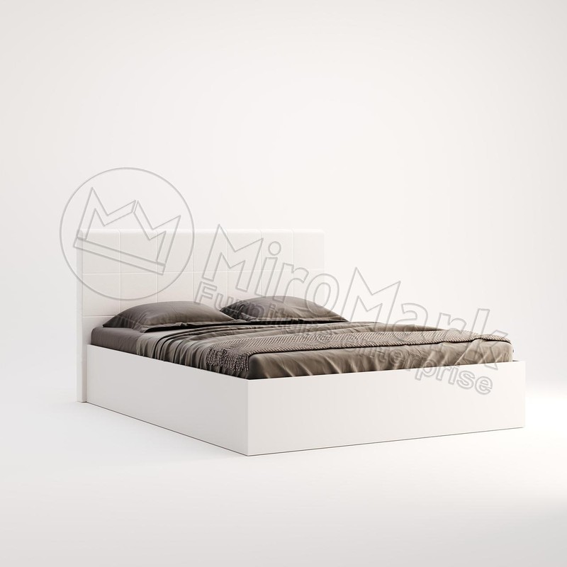 Кровать Фэмили подъемная с каркасом Белый глянец ТМ МироМарк