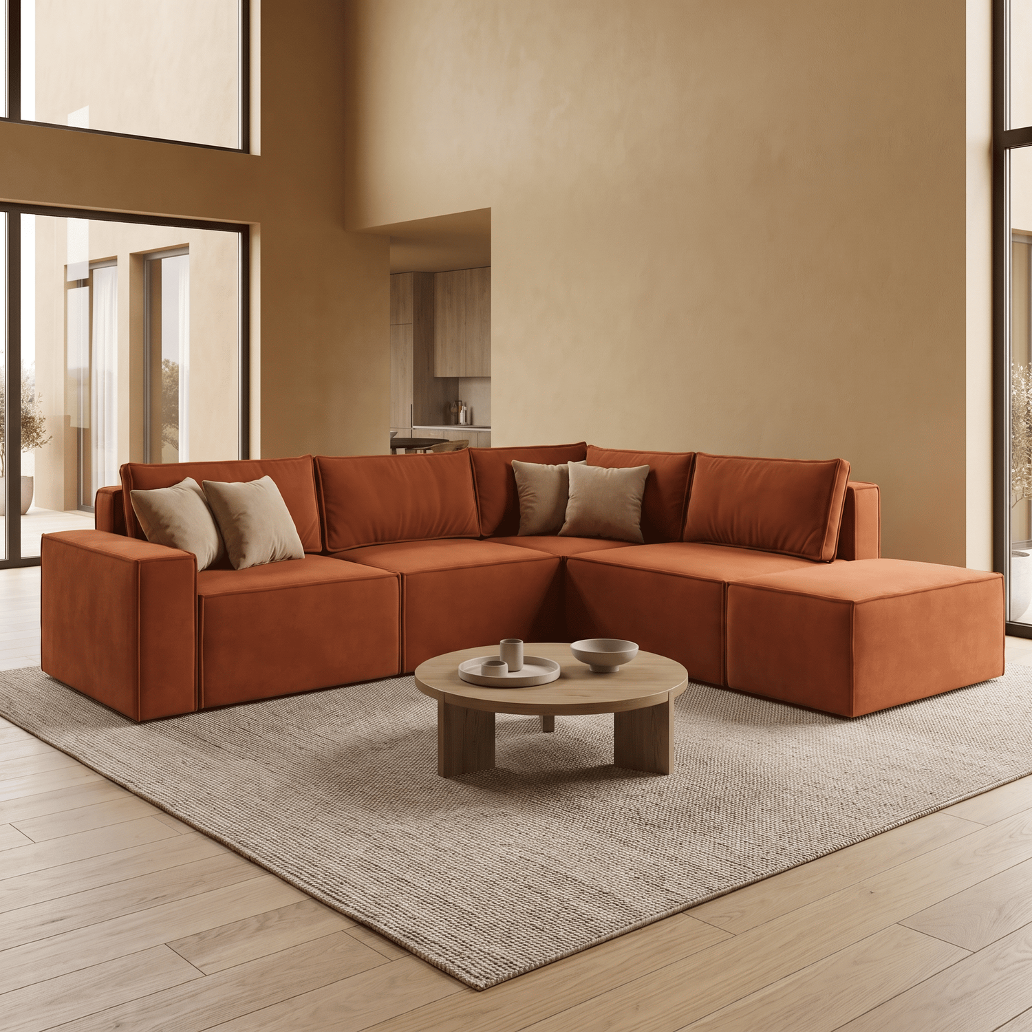 Кутовий диван Soft 3 01-243 фото