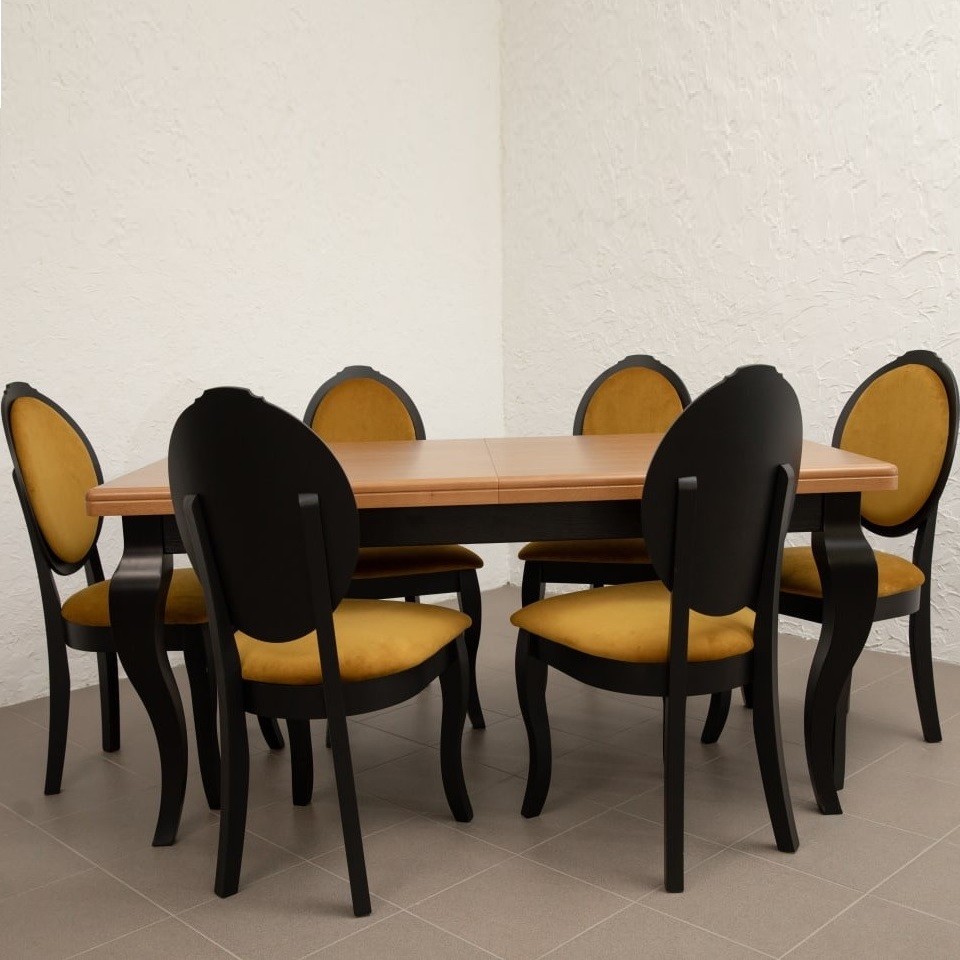 Обідній комплект: стіл Колін і стільці Ріо M-mebel™