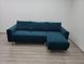 Угловой диван Руди 247/108,ножки натуральный цвет дерева,ткань Spark 09(голубая),угол 7 как на фото 03-26-order фото 3