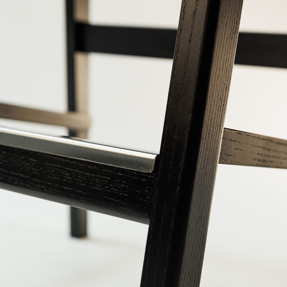 Напівбарний стілець Floki чорний 11-7 фото