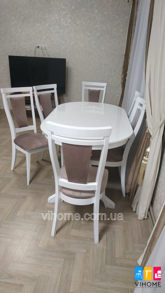 Обеденный комплект: стол Эдельвейс и стулья Маркиз ТМ Марко