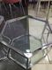 Кавовий стіл CK-3 прозорий + срібло Vetro Mebel ™