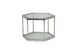 Кавовий стіл CK-3 прозорий + срібло Vetro Mebel ™