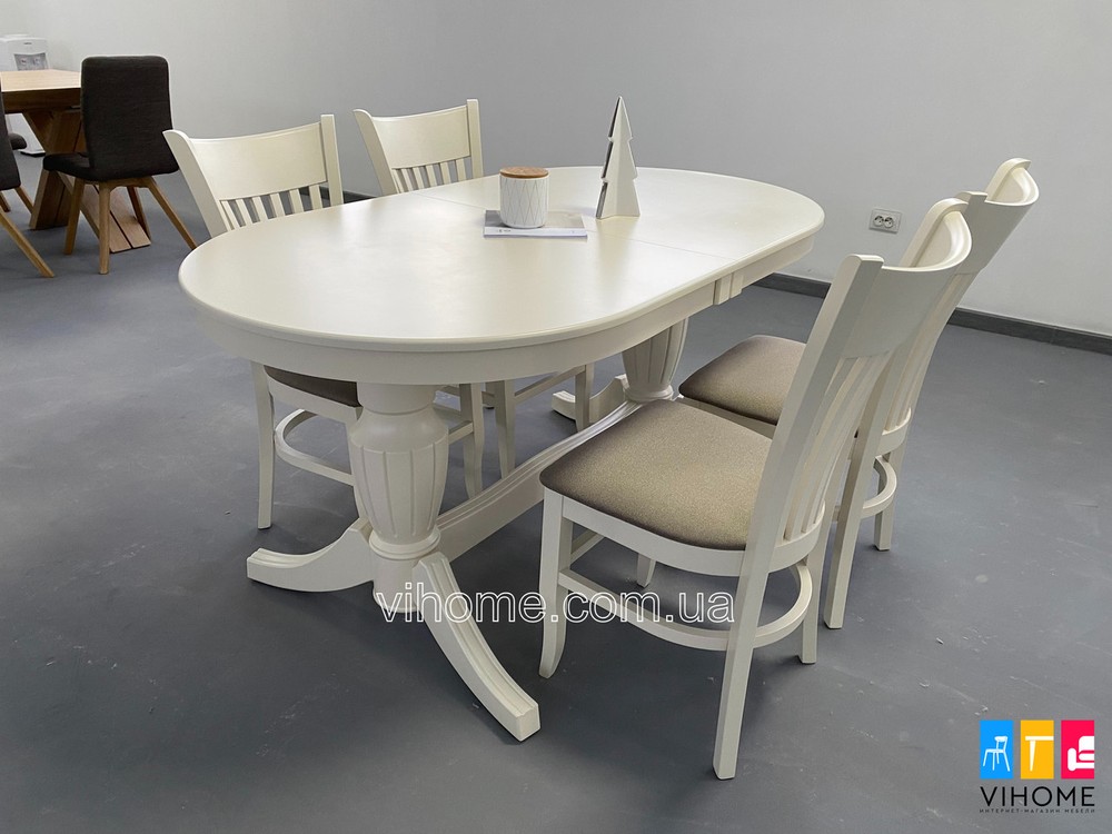 Обеденный комплект: стол Амфора и стулья Геула Pavlyk™