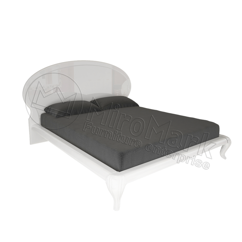 Кровать Империя с каркасом Белый глянец ТМ МироМарк