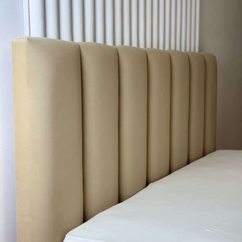 Ліжко Amira 160х200 см з підйомним механізмом, к.т. 2 Royal velvet 3 Sand  01-703-Royal-velvet-3-Sand  фото