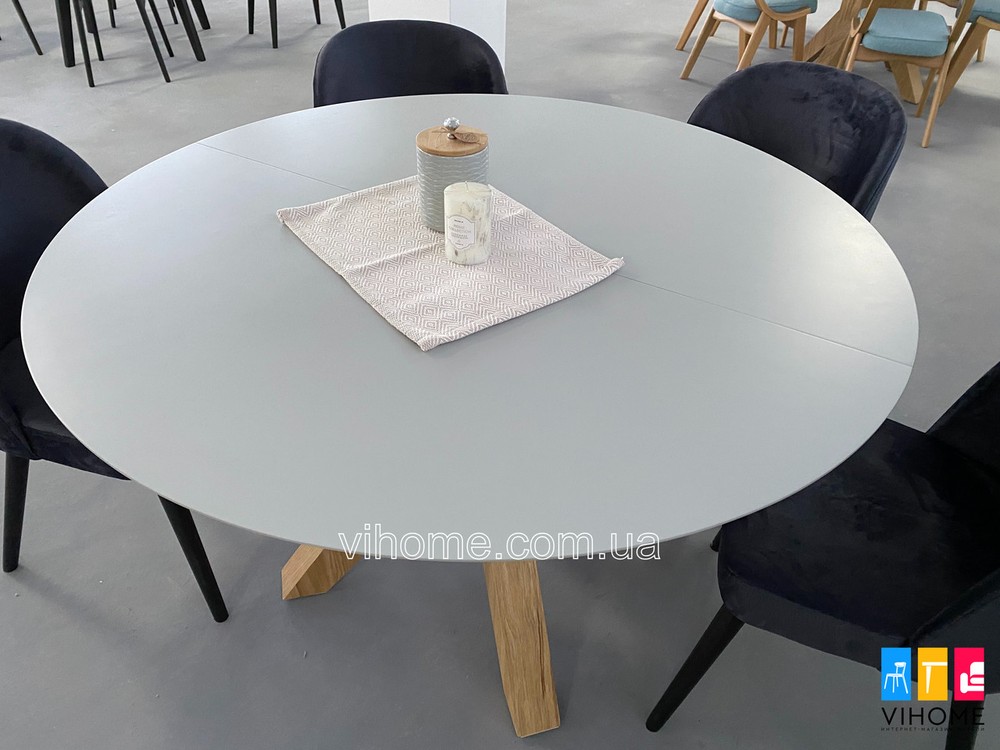 Обідній комплект: стіл Нова Бетон і стільці Шанель 2 Pavlyk ™