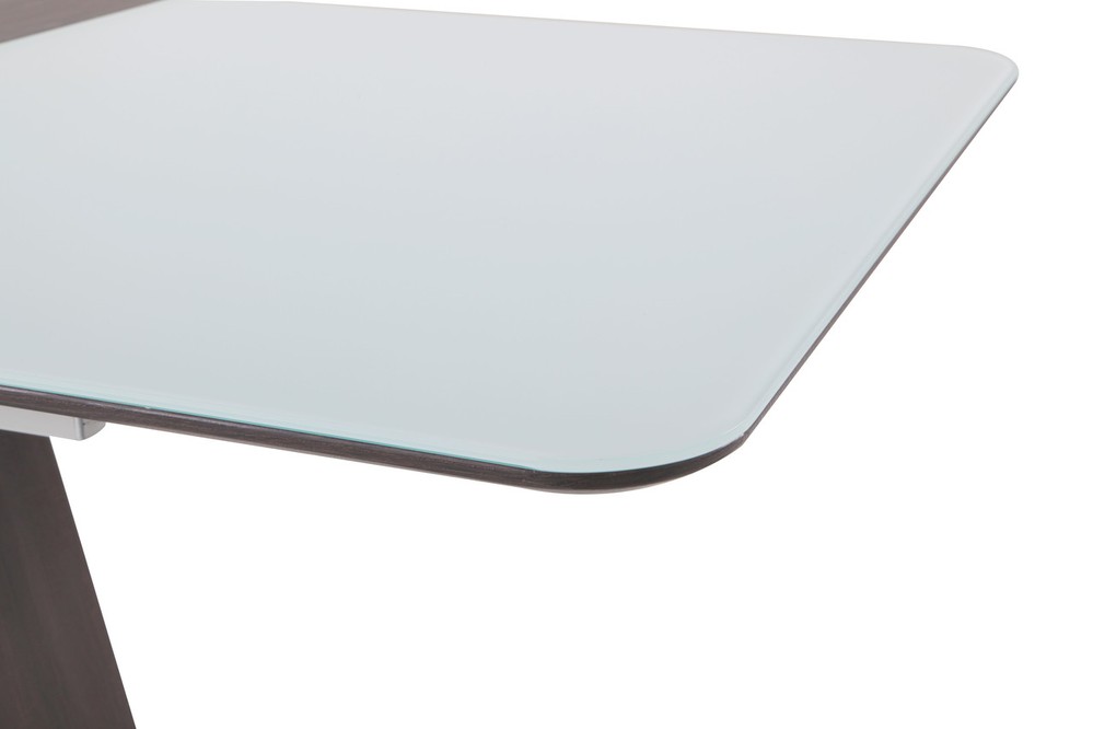 Стол обеденный раскладной МДФ + глянцевое стекло ТМL-521 Vetro Mebel™