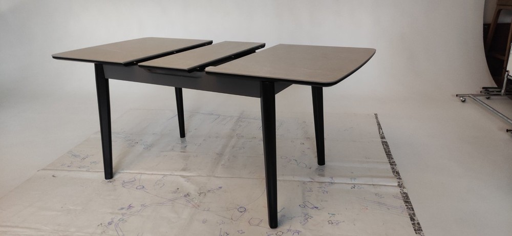 Стол обеденный раскладной МДФ + керамика TM-76 Vetro Mebel™